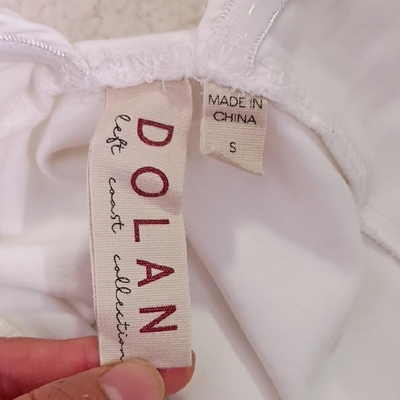 Dolan White Ruffle Sleeve Blouse - Picture 5 of 7